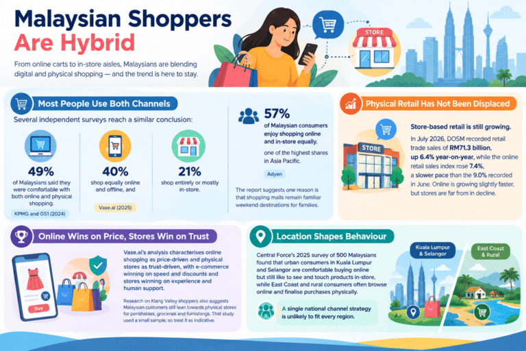 Malaysian shoppers are hybrid