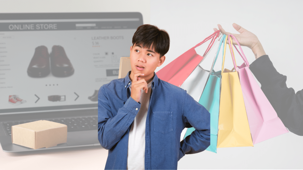 Online shopping vs in-store shopping