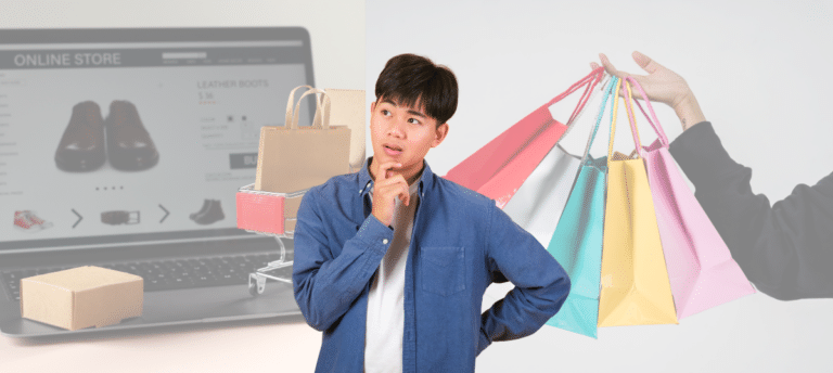 Online shopping vs in-store shopping